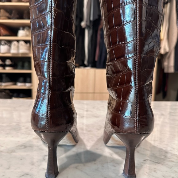 Dear Frances Brown Croc Boot size 39 - Picture 3 of 7